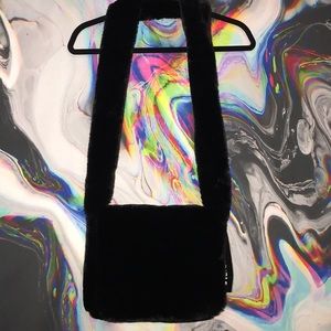 Fuzzy cross body bag!